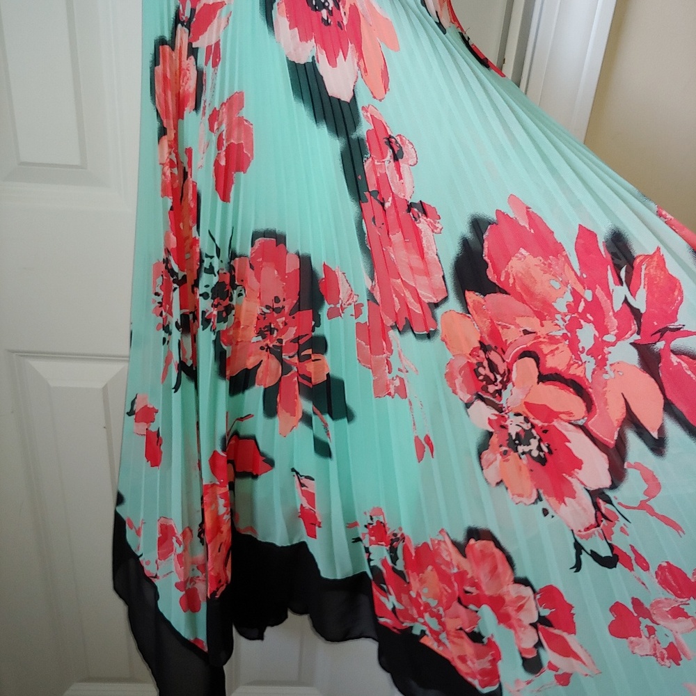 Bisou Bisou Pleated Maxi Dress